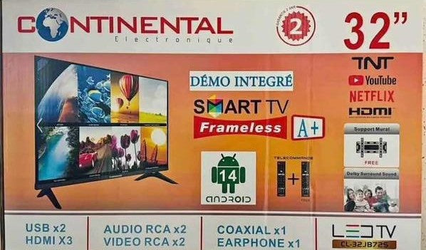 Television Continental 43'' GOOGLE TV Smart Frameless