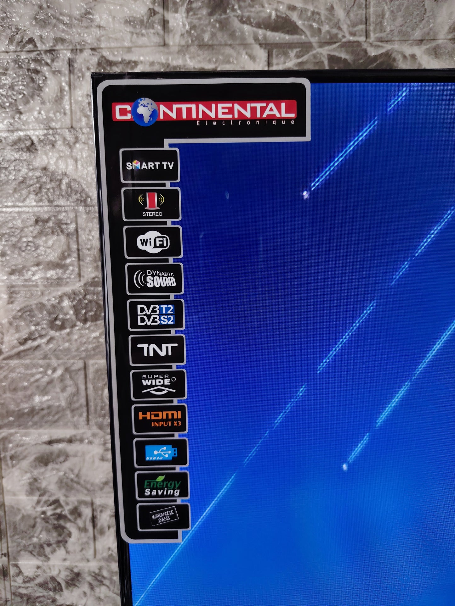 Television Continental 43''  GOOGLE TV Smart Frameless