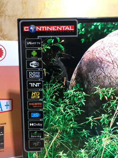 Television Continental 32'' smart tv ANDROID 14 frameless