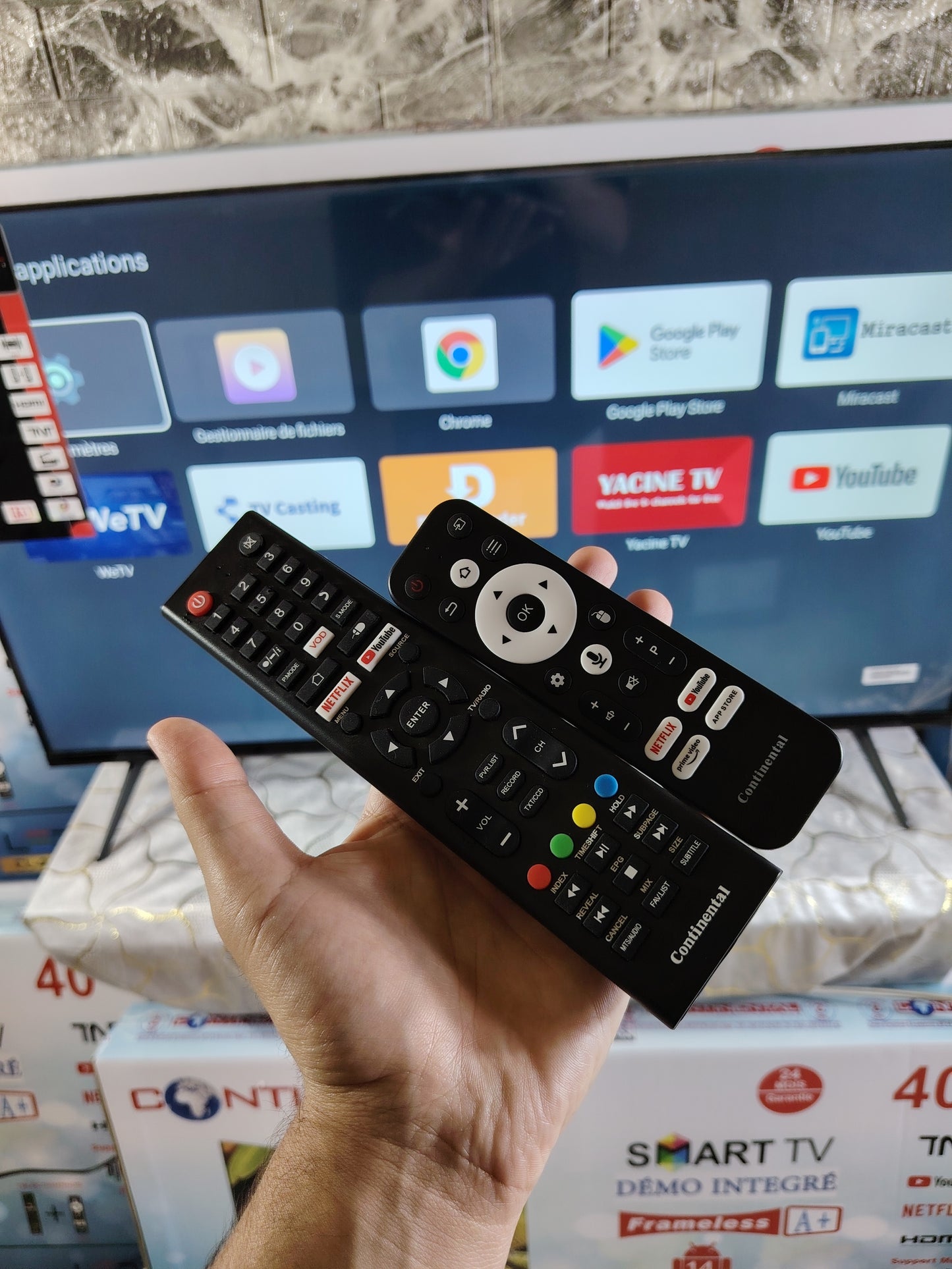 Television Continental 40'' smart tv ANDROID 14 frameless